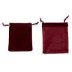 bolsa terciopelo 12x10cms x10 unidades color bordeaux 5