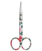tijera costura singer medida 10 2cms motivo floral 1
