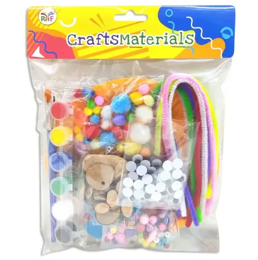 set para manualidades craft materials incluye pompones ojitos pinturas limpiapipas 0