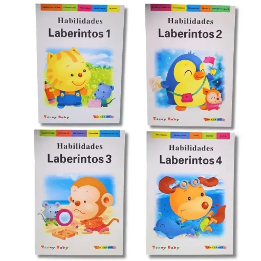 libro habilidades infantil x16 paginas 29 3x20 5cms tapa laberintos 0