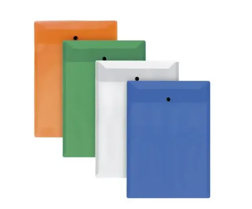 sobre portadocumentos pvc broche plus office medida a4 32x30cms variedad colores 0