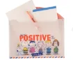 sobre portadocumentos pvc boton mooving medida a4 32x23cms tapa snoopy 2