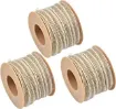 cinta rustica yute lino cordon chato 6mms ancho por 10mts 1