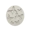 molde silicona grado alimenticio para resina epoxi porcelana modelo mariposas 83x74x8mms 0