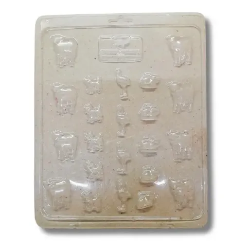 placa molde parpen cod 171 animales miniaturas 0