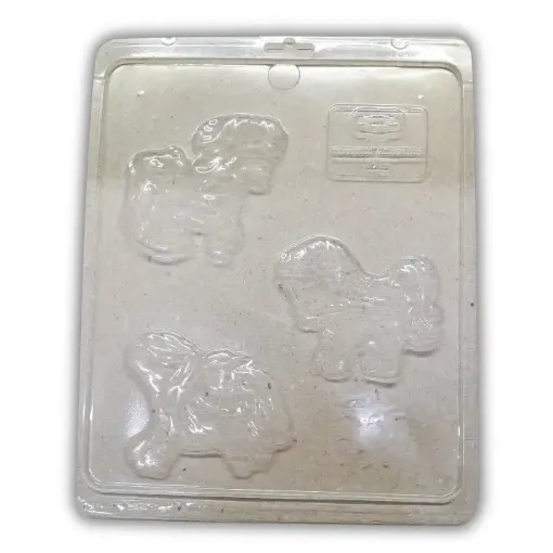 placa molde parpen cod 129 caballitos x3 0