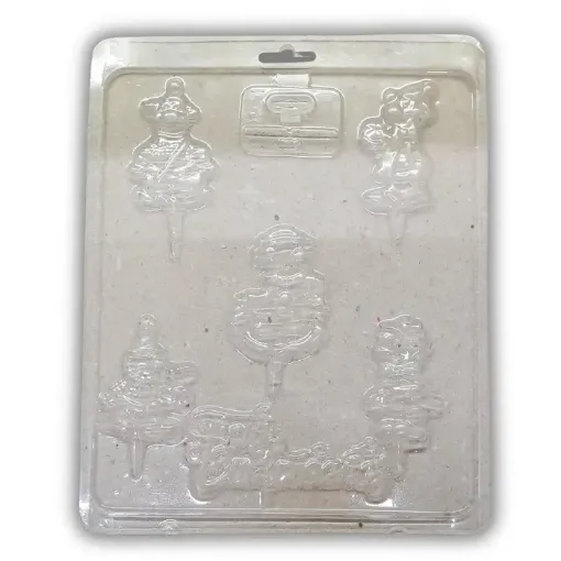 placa molde parpen cod 156 payasos x5 0