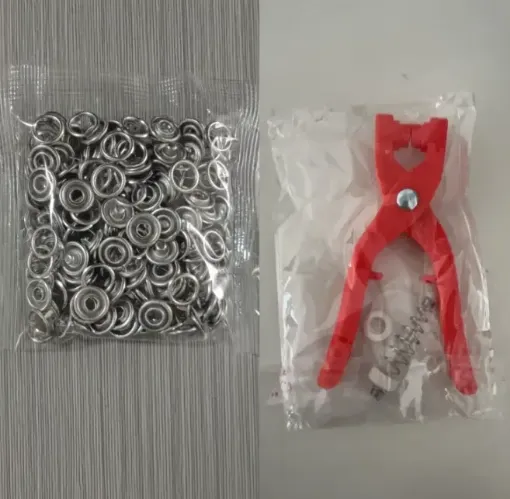 pinza para colocar broches presion ojalillos 200 unidades 0