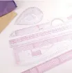 reglas acrilico flexible multifuncional para realizar patrones costura set 6 modelos 1