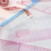 reglas acrilico flexible multifuncional para realizar patrones costura set 9 modelos 4