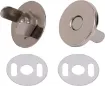 botones broches magneticos presion metalicos 14mms color niquel x10 sets 3