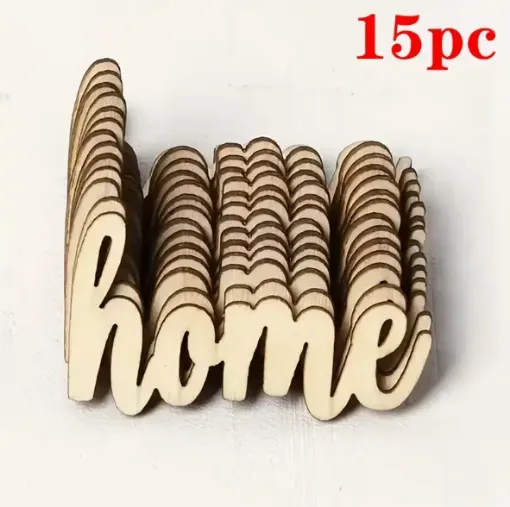 apliques calados madera forma palabra home medida 48x27mms x15 unidades 0