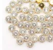 piedras coser imitacion strass girasol 10mms por 100 unidades cristal 0
