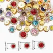 piedras coser imitacion strass girasol 10mms por 100 unidades multicolor 2