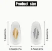 almohadillas antideslizantes para lentes gafas 16x7mms x10 unidades 5 pares 1