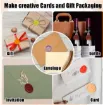 set 6 sellos vintage motivo floral para estampar cera 24 a 28mms mango madera 80mms 5