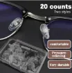 almohadillas antideslizantes para lentes gafas 14x7mms x20 unidades 10 pares mini destornillador 3