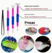 set 54 accesorios para pintura diamantes art gem 5d set herramientas ceras pinza bolsas bandejas 2