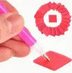 set 54 accesorios para pintura diamantes art gem 5d set herramientas ceras pinza bolsas bandejas 6