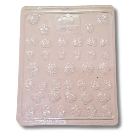 placa molde parpen cod 125 miniaturas floral 0