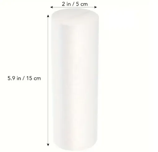 base espuma plast telgopor cilindrica medida 15x15x5cms por unidad 0