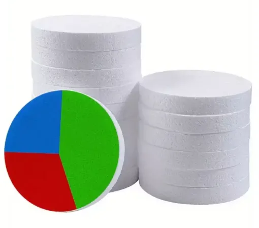 base espuma plast telgopor cilindrica medida 15x15x2 5cms por unidad 0