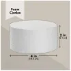 base espuma plast telgopor cilindrica medida 10x10x5cms por unidad 2