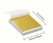 hojas para dorado la hoja pan oro 9x9cms por 100 unidades 0