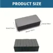 set imanes ceramicos rectangulares 48x8x5mms por 5 unidades 0