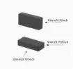 set imanes ceramicos rectangulares 20x10x5mms por 6 unidades 0