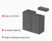 set imanes ceramicos rectangulares 20x10x5mms por 6 unidades 1