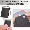 imanes flexibles adhesivo cuadrado medida 15x1mm por 40 unidades 0