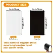imanes flexibles adhesivo lamina rectangular medida 89x50x1mm por 5 unidades 1