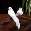 pajarito decorativo paloma blanca medida 15x4cms por unidad 2