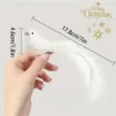 pajarito decorativo paloma blanca brillo medida 17 8x4 6cms por unidad 2