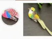 pajarito decorativo titirijies cola larga medida 13 5x4cms por unidad varios colores 0