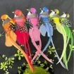 pajarito decorativo titirijies cola larga medida 13 5x4cms por unidad varios colores 2
