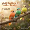 pajarito decorativo loro medida 12x3cms por unidad varios colores 5