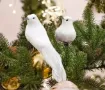 pajarito decorativo paloma blanca medida 15x4cms por unidad 3
