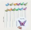 tutor 25cms mariposa 4cms por 5 unidades motivos surtidos 2