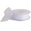 cinta organza 25mms por 5 metros color blanco 1