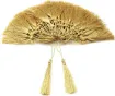 borlas hilo seda 8cms lurex paquete 10 unidades color oro dorado 0