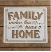 stencil plantilla 25x20cms modelo cartel frase familia 6 diferentes por unidad 5