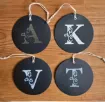 stencil plantilla letras alfabeto floreal set 5 stenciles medida 30x5cms 5