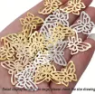 confetti apliques metalicos mariposa calada medida 21x17mms color dorado x25 unidades 4