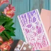 stencil plantilla 20x10cms modelo texturas hojas florales varios modelos diferentes por unidad 2