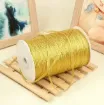 cinta metalizada lurex saten brillante 10mms por 10mts color oro dorado 1