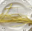 cinta metalizada lurex saten brillante 10mms por 10mts color oro dorado 3