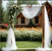 tul cinta gasa fina 15cms ancho color blanco por 5 metros 3