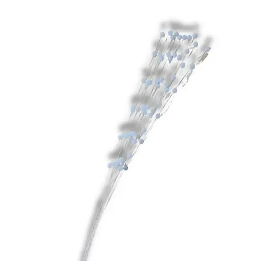 vara 10 tallos 23cms perlas 4mms color blanco perlado 0